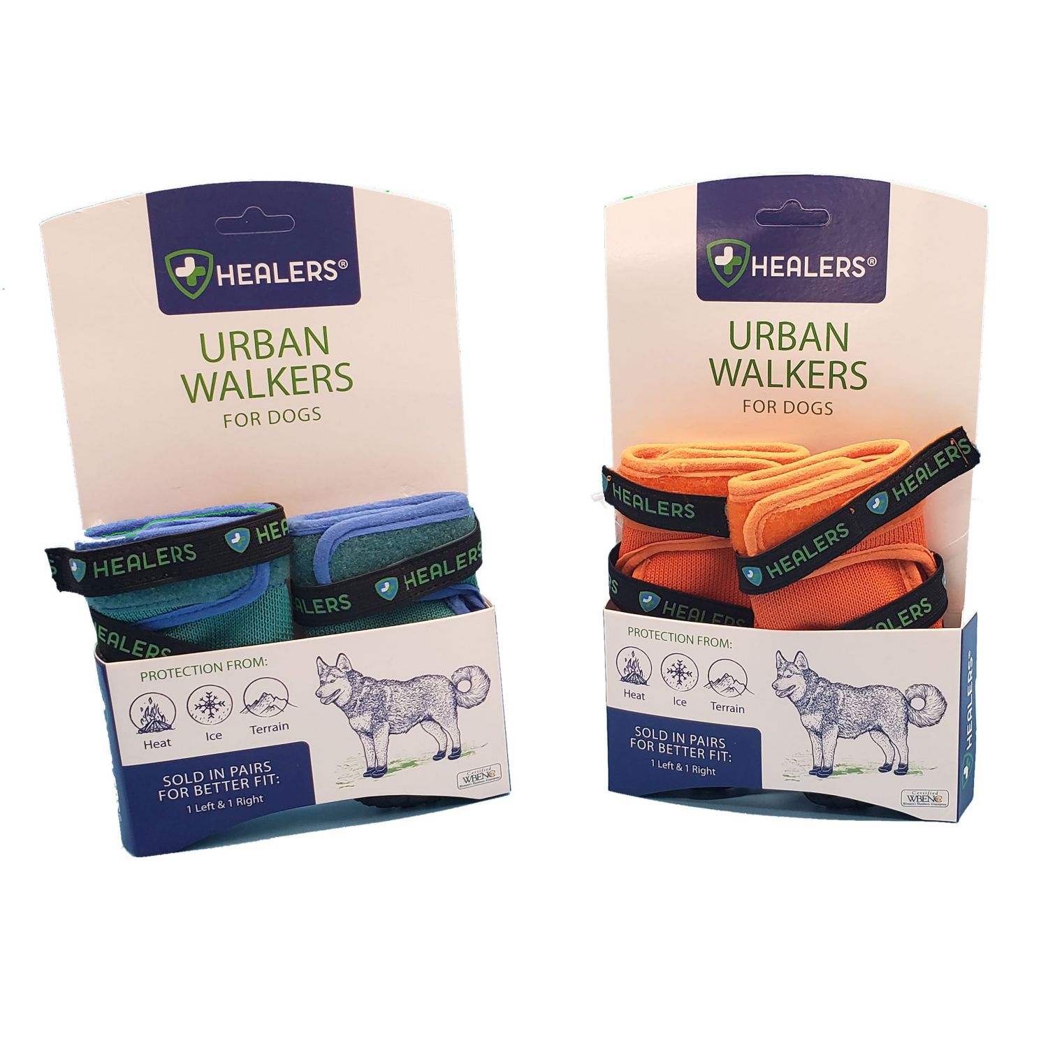 Healers Urban Walker III Dog Booties, Assorted