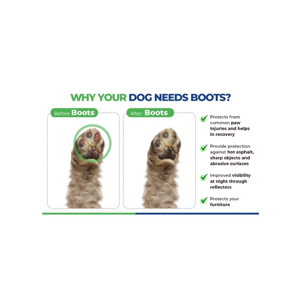Healers Urban Walker III Dog Booties, Assorted