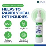Healers Natural Cut & Wound Spray for Pets, 8 oz, thumbnail image