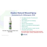 Healers Natural Cut & Wound Spray for Pets, 8 oz, thumbnail image