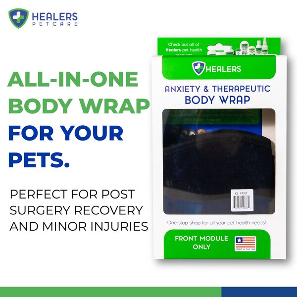 Healers Therapeutic-Anxiety Front Body Wrap, Assorted Sizes