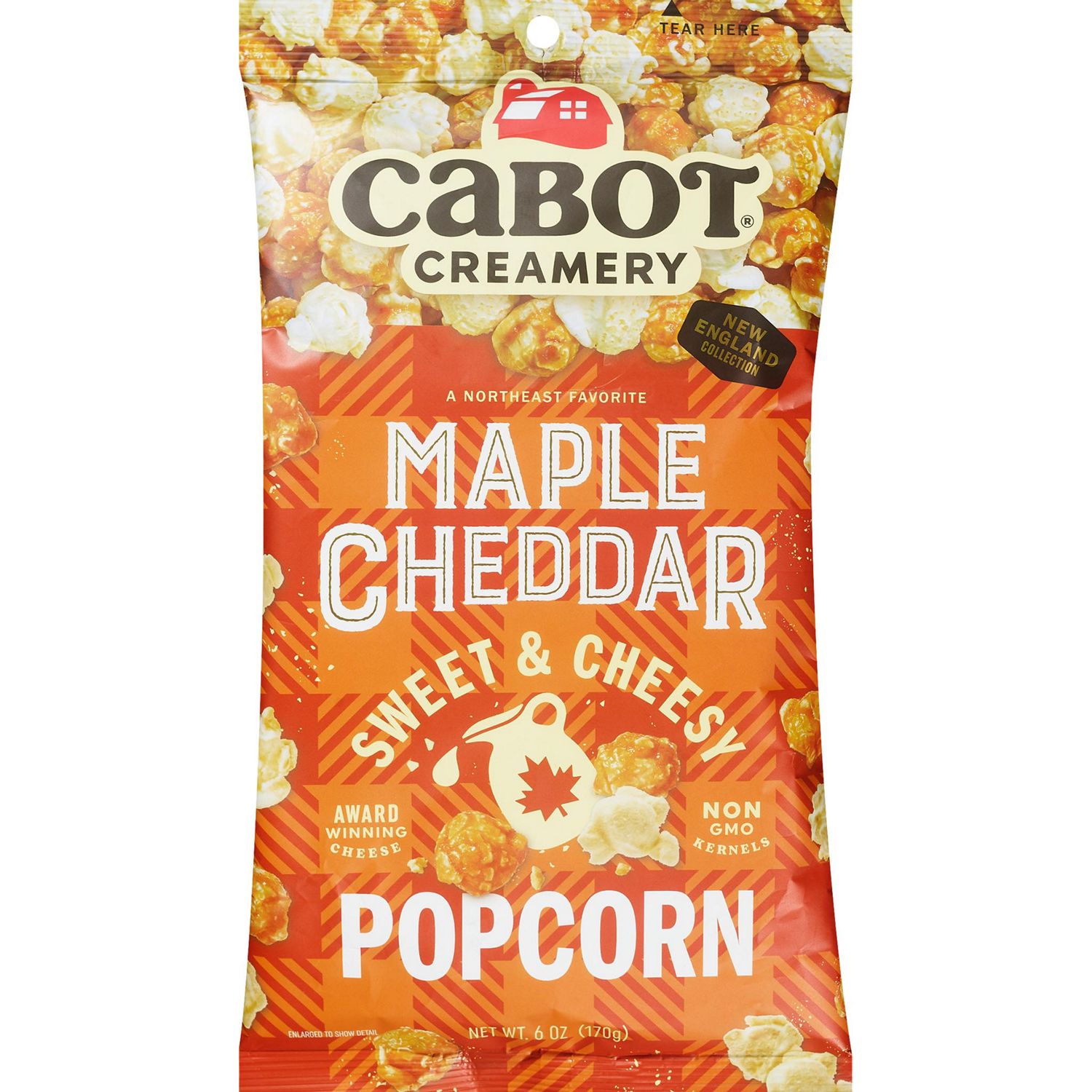 Cabot, Maple Cheddar Popcorn, 4.5 oz