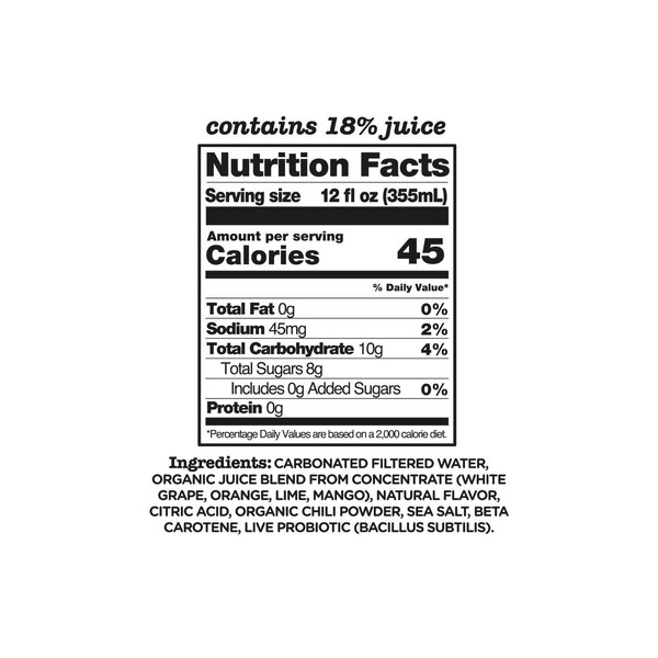 Culture Pop, Orange Mango Probiotic Soda, 12 Oz
