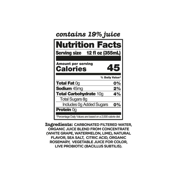 Culture Pop, Watermelon Probiotic Soda, 12 Oz