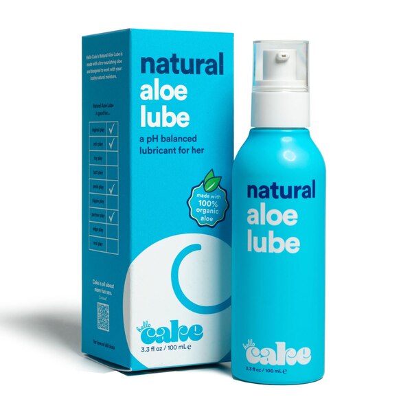 Hello Cake Natural Aloe Lube, 3.3 OZ