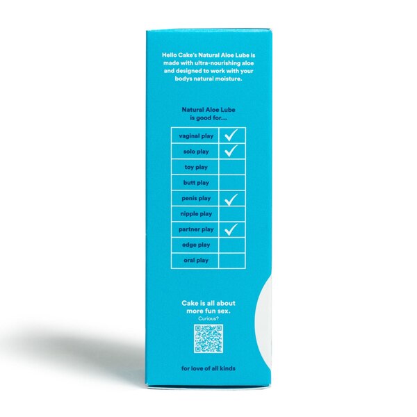 Hello Cake Natural Aloe Lube, 3.3 OZ