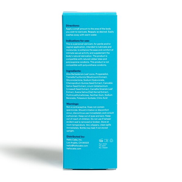 Hello Cake Natural Aloe Lube, 3.3 OZ