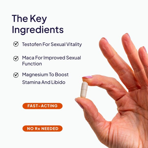 Hello Cake Sex Drive Supplements for Him, 4 CT