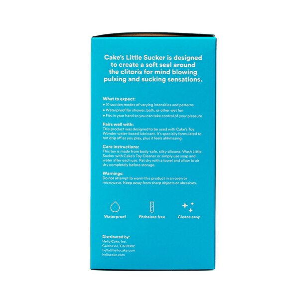 Hello Cake Little Sucker Rechargeable and Waterproof Clitoral Stimulator