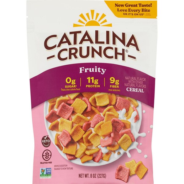 Catalina Crunch, Fruity Cereal, 8 oz