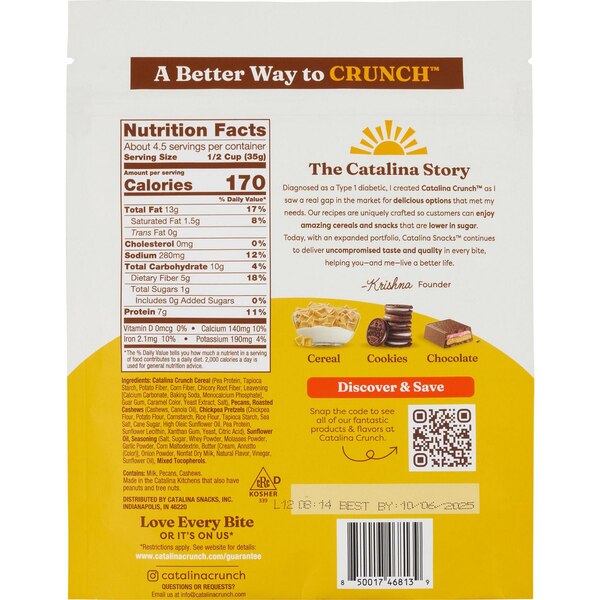 Catalina Crunch, Snack Mix Traditional, 5.25 oz