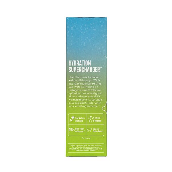 Vital Proteins Hydration Collagen, Lemon Lime, 7 CT