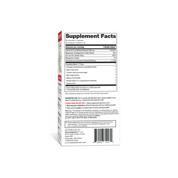 Dr. Stephanie's Blood Sugar 24 Hour Support Capsules, 90 CT