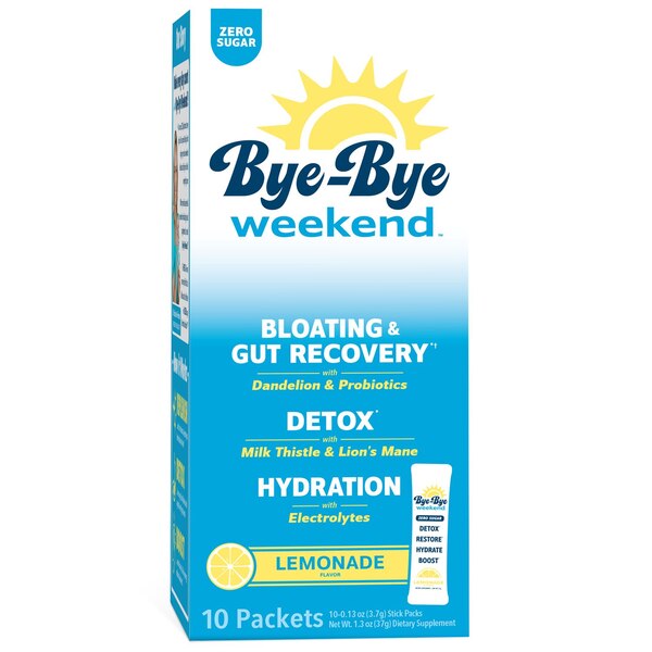 Dr. Stephanie's Bye Bye Weekend Lemonade Drink Mix, 10 CT