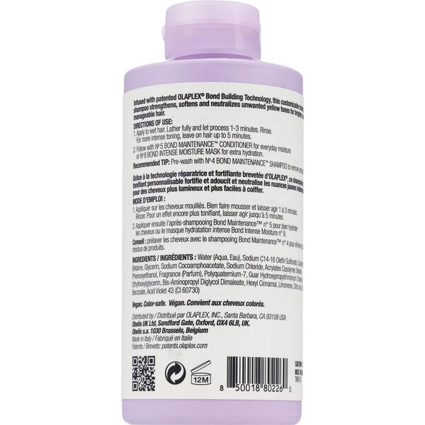 Olaplex No.4P Blonde Enhancer Toning Shampoo, 8.5 OZ