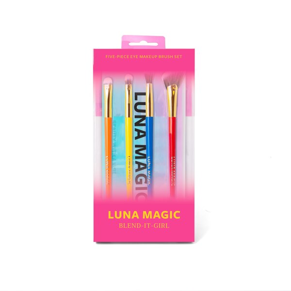 Luna Magic Makeup Eye Brush Set, 5CT