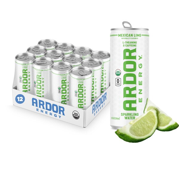 Ardor, Energy Mexican Lime, 12 oz