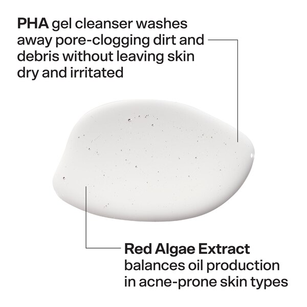 Bubble Skincare Fresh Start Gel Facial Cleanser, All Skin Types, 4.2 OZ