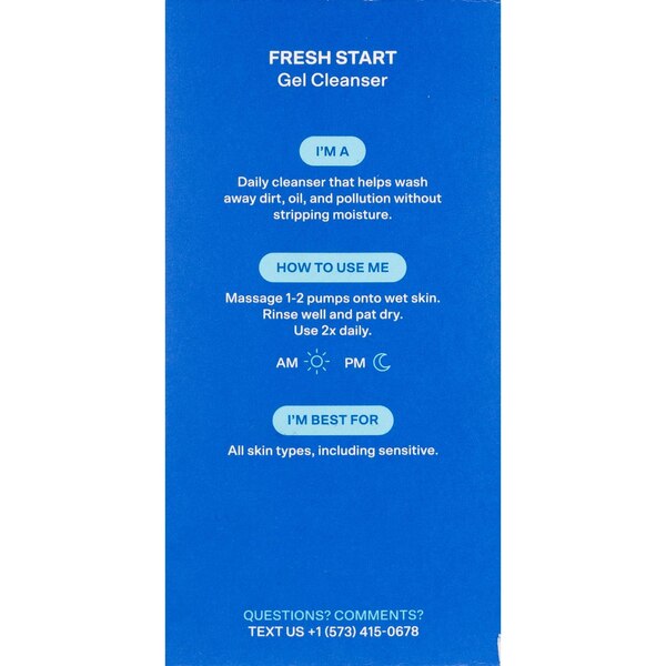 Bubble Fresh Start Gel Cleanser