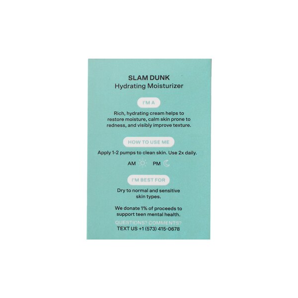 Bubble Slam Dunk Hydrating Moisturizer, 1 oz
