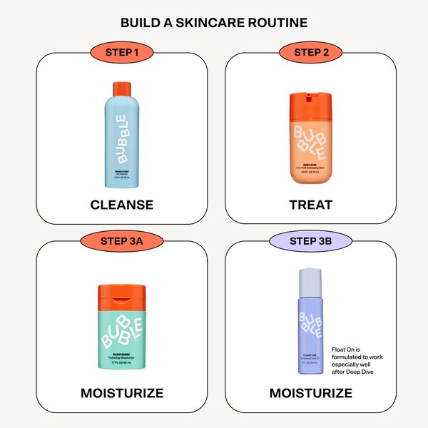 Bubble Skincare Float On Soothing Facial Oil For All Skin Types, 1 OZ