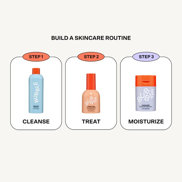 Bubble Skincare Cloud Surf Water Cream Moisturizer, 1.7 OZ