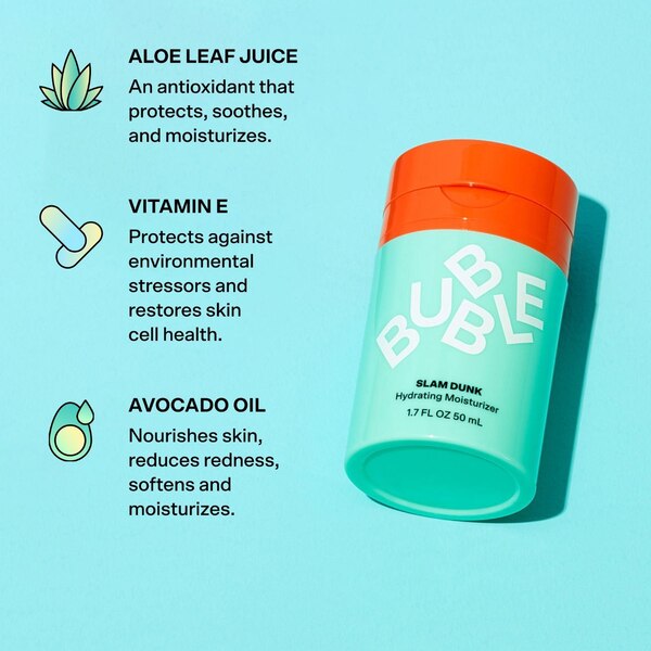 Bubble Beauty Slam Dunk Hydrating Moisturizer, 50mL