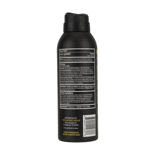 TIDL Sport Recover Cryotherapy Spray, 3 OZ
