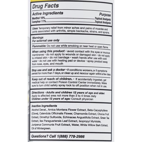 TIDL Pain Relieving Cryotherapy Spray, 3 OZ