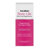 NutraBlast Boric Life Boric Acid Vaginal Suppositories for Vaginal Odor, 30 CT, thumbnail image