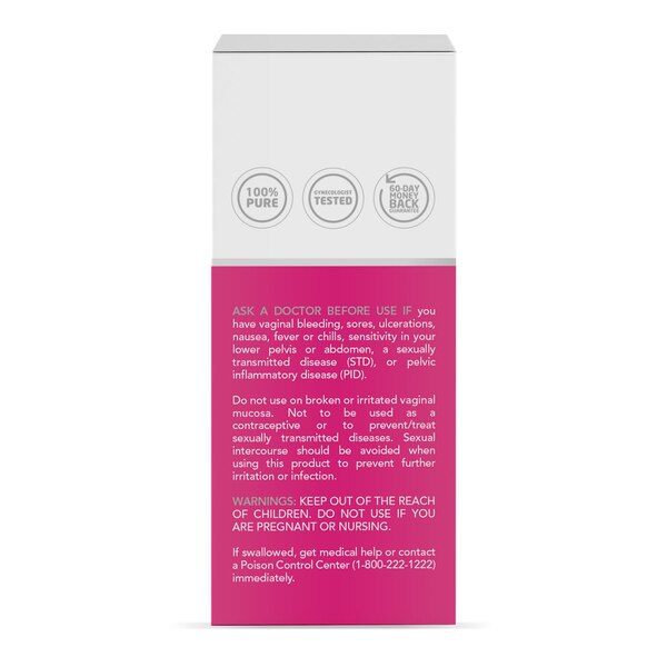 NutraBlast Boric Life Boric Acid Vaginal Suppositories for Vaginal Odor, 30 CT