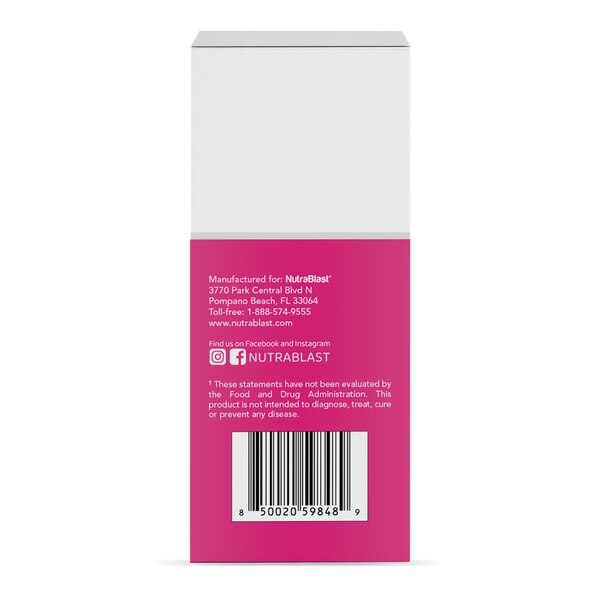 NutraBlast Boric Life Boric Acid Vaginal Suppositories for Vaginal Odor, 30 CT