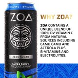 ZOA Zero Sugar Energy Drink, 16 OZ, thumbnail image