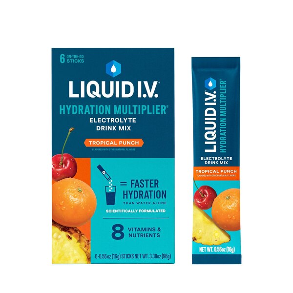 Liquid I.V. Hydration Multiplier Electrolyte Drink Mix Packets, 6 CT