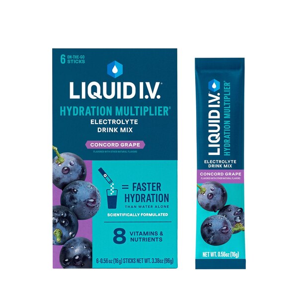 Liquid I.V. Hydration Multiplier Electrolyte Drink Mix Packets, 6 CT