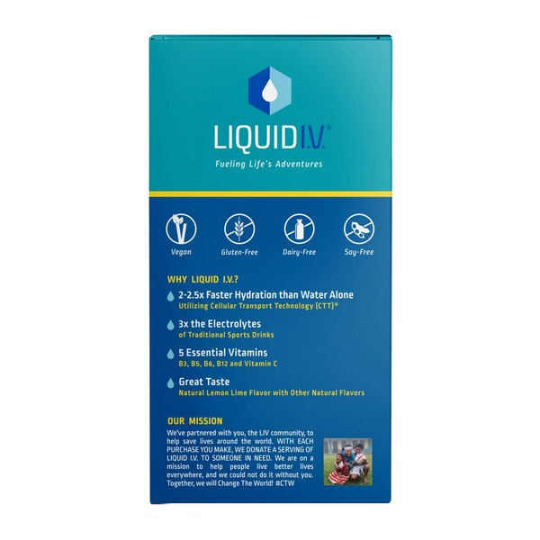 Liquid I.V. Lemon Lime, 15 CT
