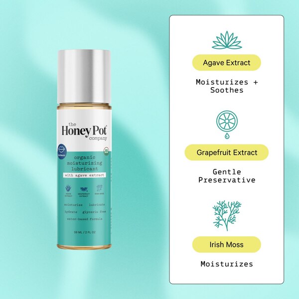 Organic Agave Water Based Lube, 2 OZ