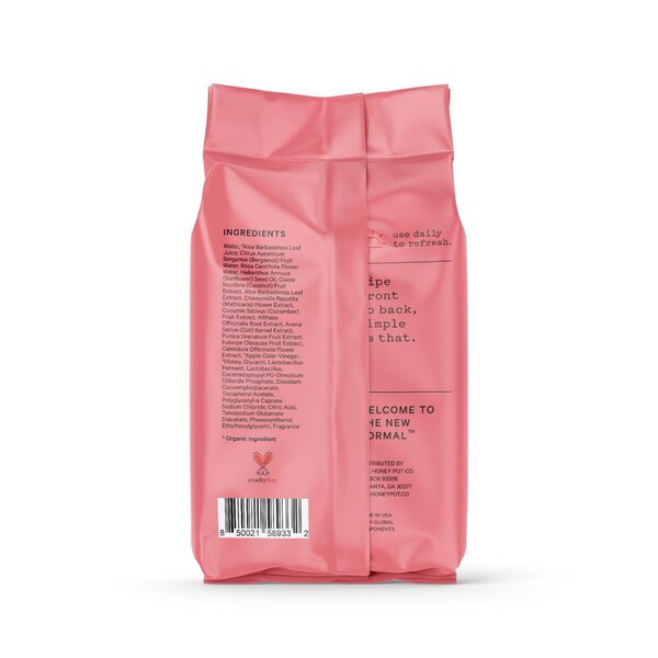 The Honey Pot Intimate Wipes, 30 CT