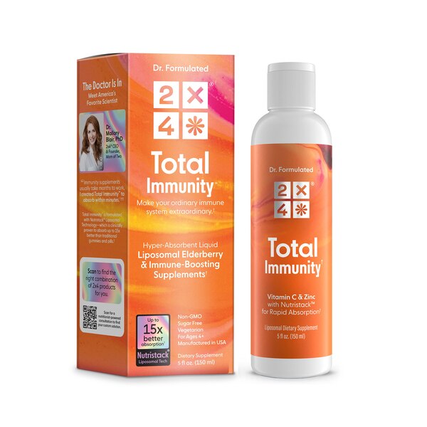 2x4 Total Immunity with Vitamin C & Zinc, 5 OZ