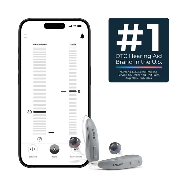 Lexie B1 Self-fitting OTC Hearing Aids Powered by Bose