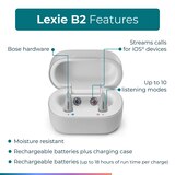 Lexie B2 Self-fitting OTC Rechargeable Hearing Aids Powered by Bose, thumbnail image