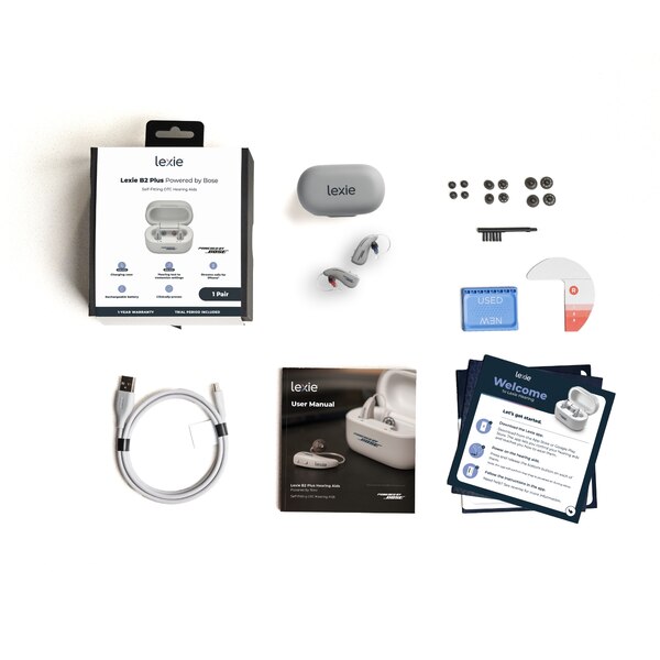 Lexie Hearing B2 Plus Self Fitting OTC Hearing Aids Powered by Bose