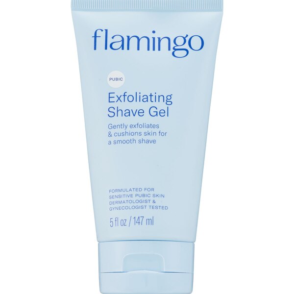 Flamingo Exfoliating Pubic Shave Gel, 5 OZ