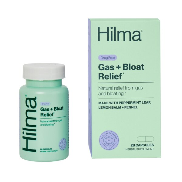 Hilma Gas + Bloat Relief, Capsules, 28 CT