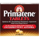 Primatene Tablets for the Temporary Relief of Mild Symptoms of Intermittent Asthma, 24 CT, thumbnail image