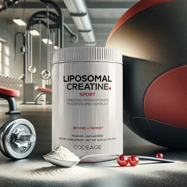 Codeage Liposomal Creatine Monohydrate Powder Supplement, Unflavored, 3-Month Supply, 90 Servings