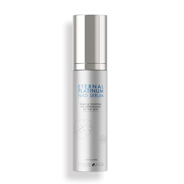 Codeage NAD+ Face Serum, Resveratrol, Niacinamide, Collagen, Vitamins C & E, Aloe Vera, 3.4 fl OZ