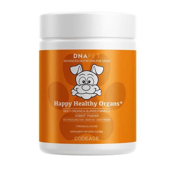 DNA PET Happy Healthy Organs Supplement for Dogs, 3 oz
