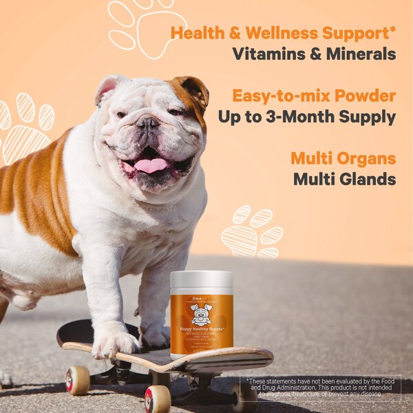 DNA PET Happy Healthy Organs Supplement for Dogs, 3 oz
