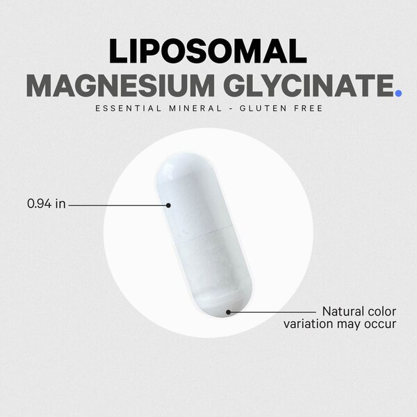 Codeage Liposomal Magnesium Bisglycinate Chelate Mineral Supplement, BioMag Phospholipids